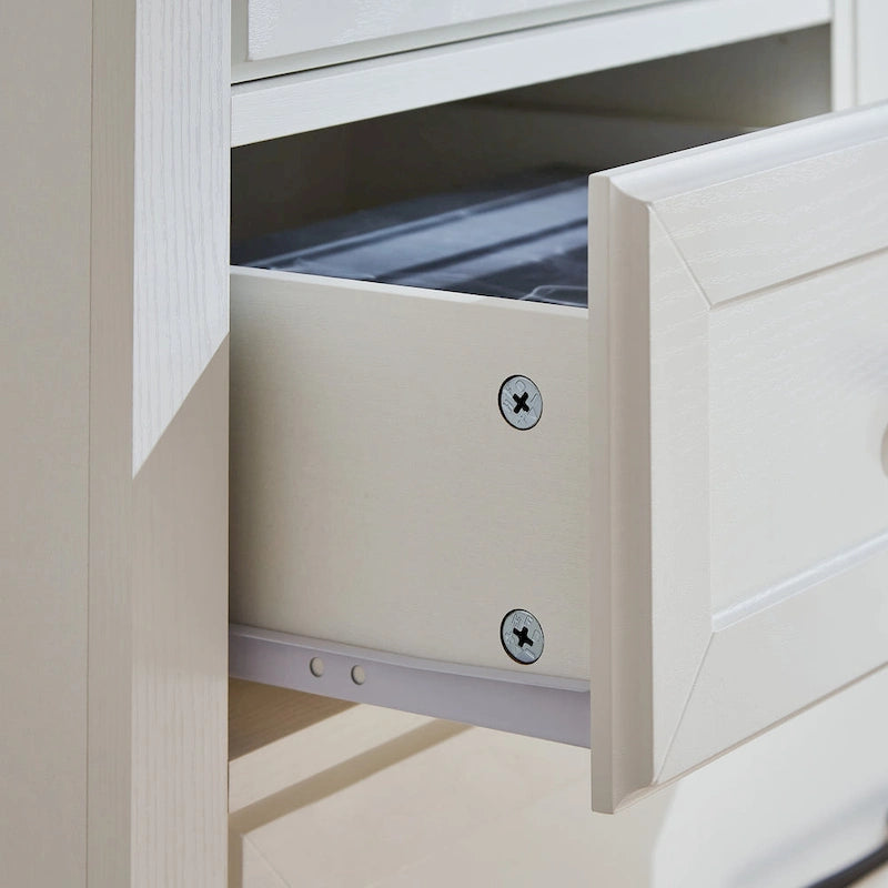 Bauernhaus Kommode mit 5 Schubladen, Hohe Schubladenkommode, Organizer Aufbewahrung für Wohnzimmer