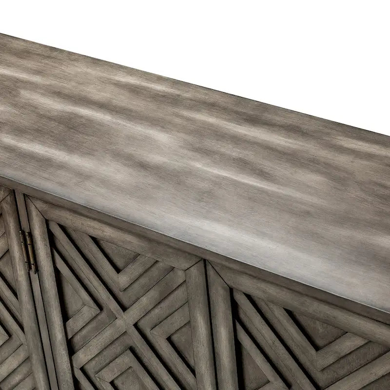 Traditionelles Sideboard im Used-Look mit verstellbaren Einlegeböden
