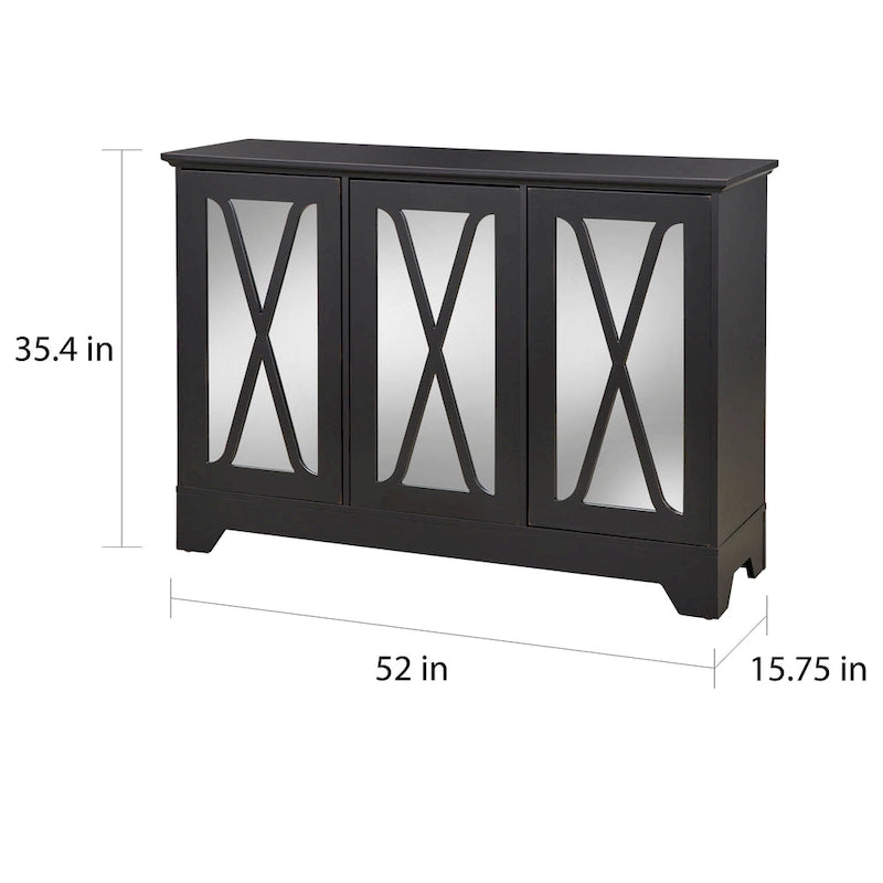 Verspiegelte Front Buffet / Konsole