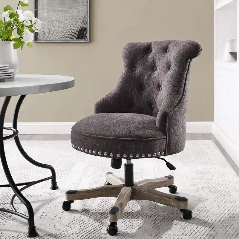 Büro-Drehstuhl mit Knopfheftung