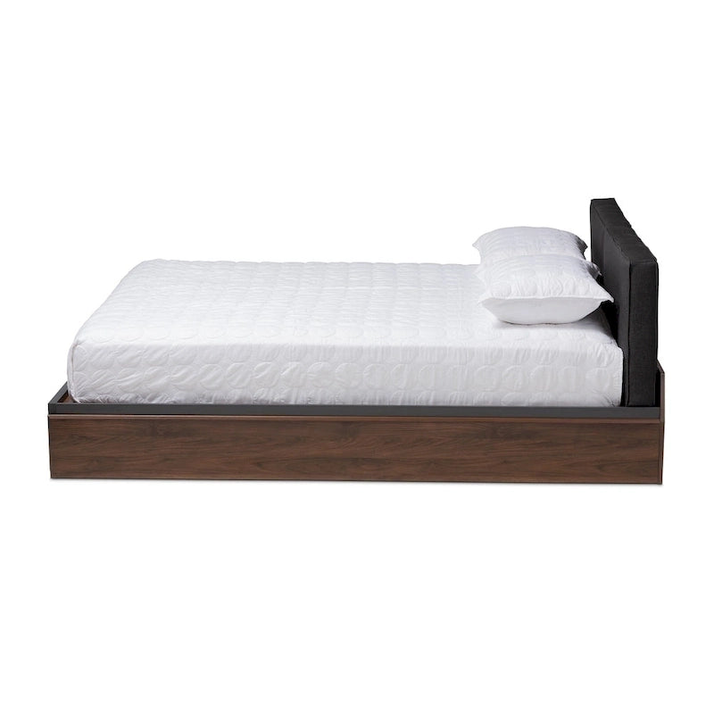 Modernes Queen-Size-Plattformbett mit Stauraum