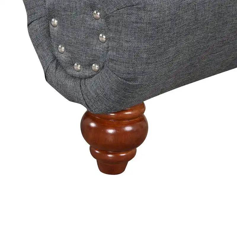 Moderne armlose Samt-Chaiselongue mit Nackenkissen