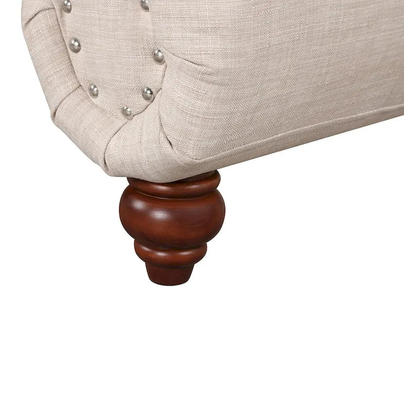 Moderne armlose Samt-Chaiselongue mit Nackenkissen
