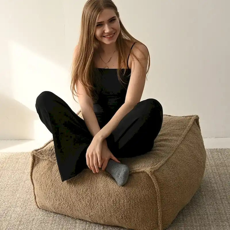 28x28 Sitzsack Hocker Pouf für das Wohnzimmer