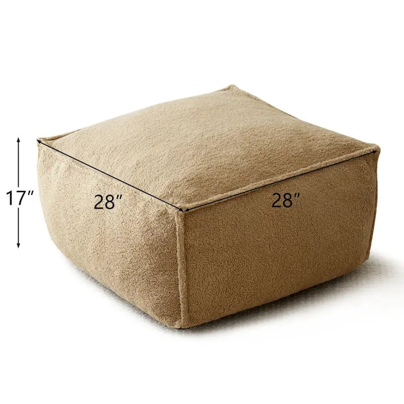 28x28 Sitzsack Hocker Pouf für das Wohnzimmer