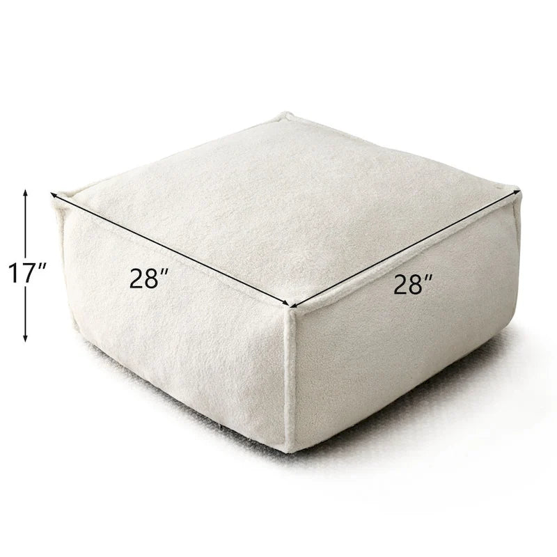 28x28 Sitzsack Hocker Pouf für das Wohnzimmer