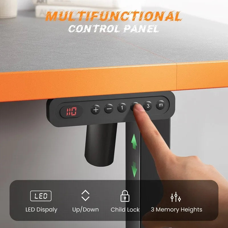 48x24 Zoll Elektrisch Höhenverstellbarer Schreibtisch