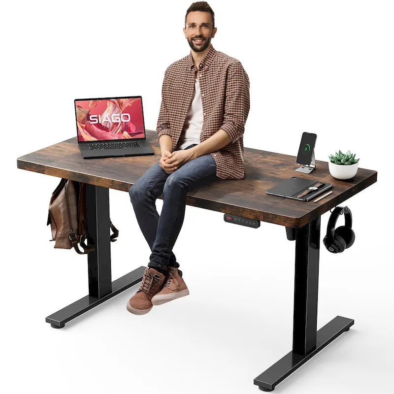 48x24 Zoll Elektrisch Höhenverstellbarer Schreibtisch