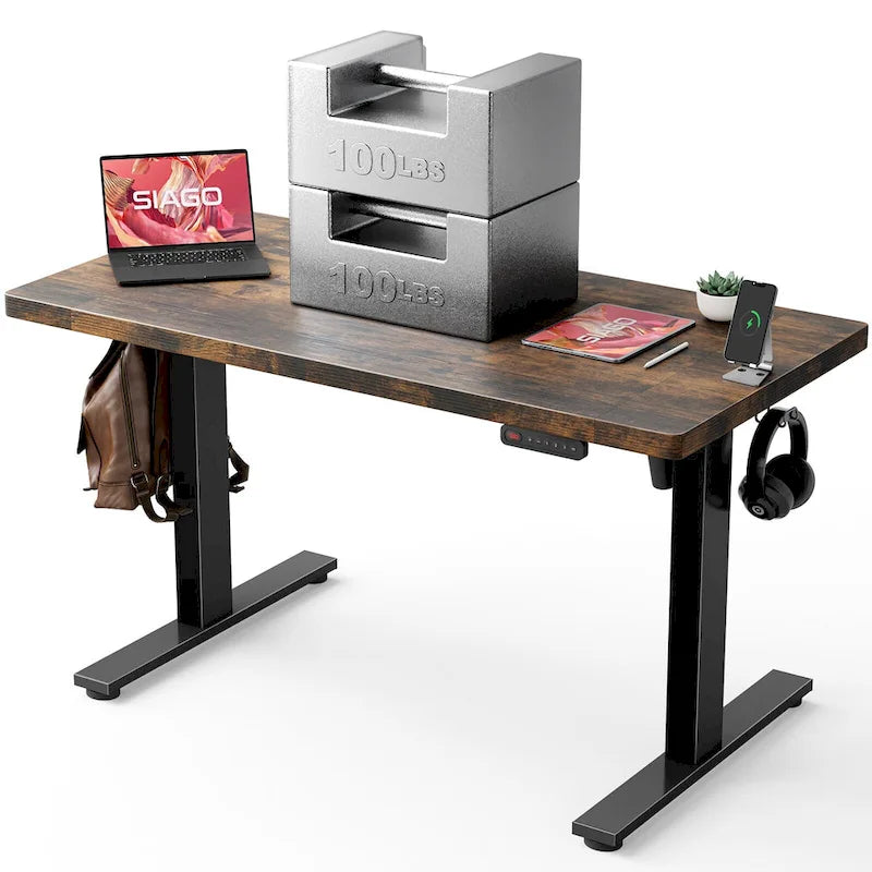 48x24 Zoll Elektrisch Höhenverstellbarer Schreibtisch