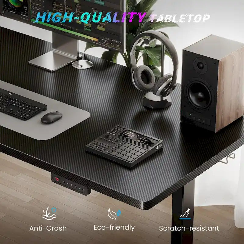48x24 Zoll Elektrisch Höhenverstellbarer Schreibtisch