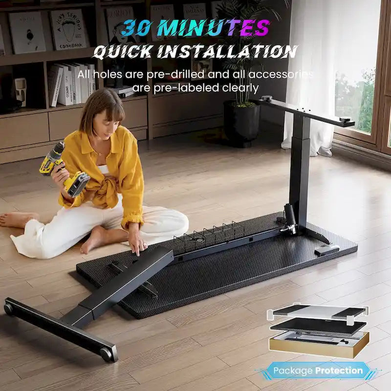 48x24 Zoll Elektrisch Höhenverstellbarer Schreibtisch