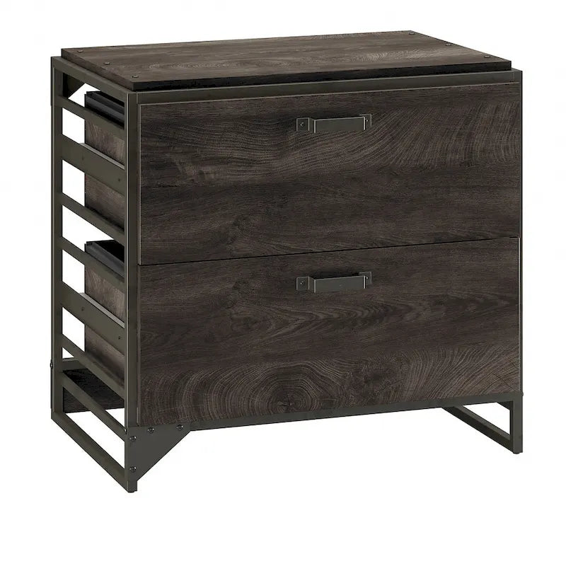 Aktenschrank in Rustikalem Grau